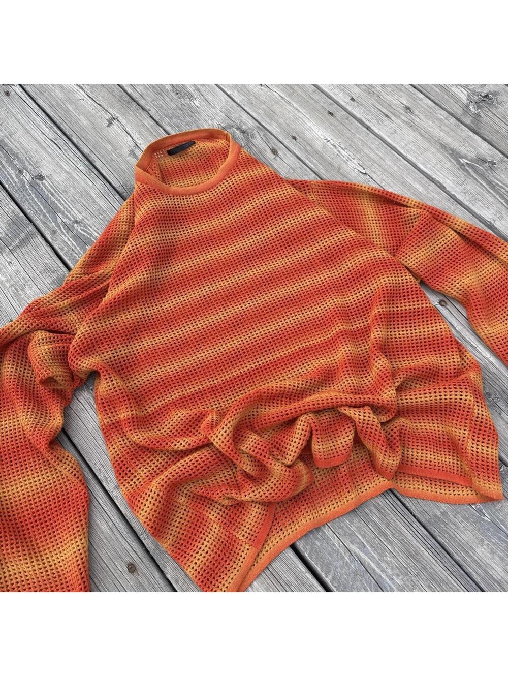 Zara Men's Orange Jumper